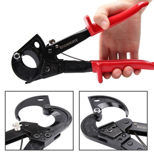 Ratchet Cable Cutter-Heavy Wire Cutter-cut up to 400mm²-Knoweasy