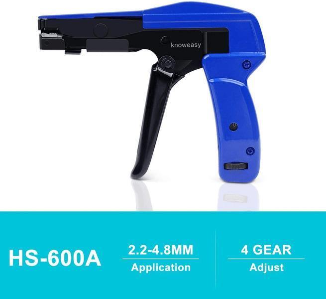 Cable Tie Gun,Zip Tie Gun with Steel Handle for Nylon Cable Tie