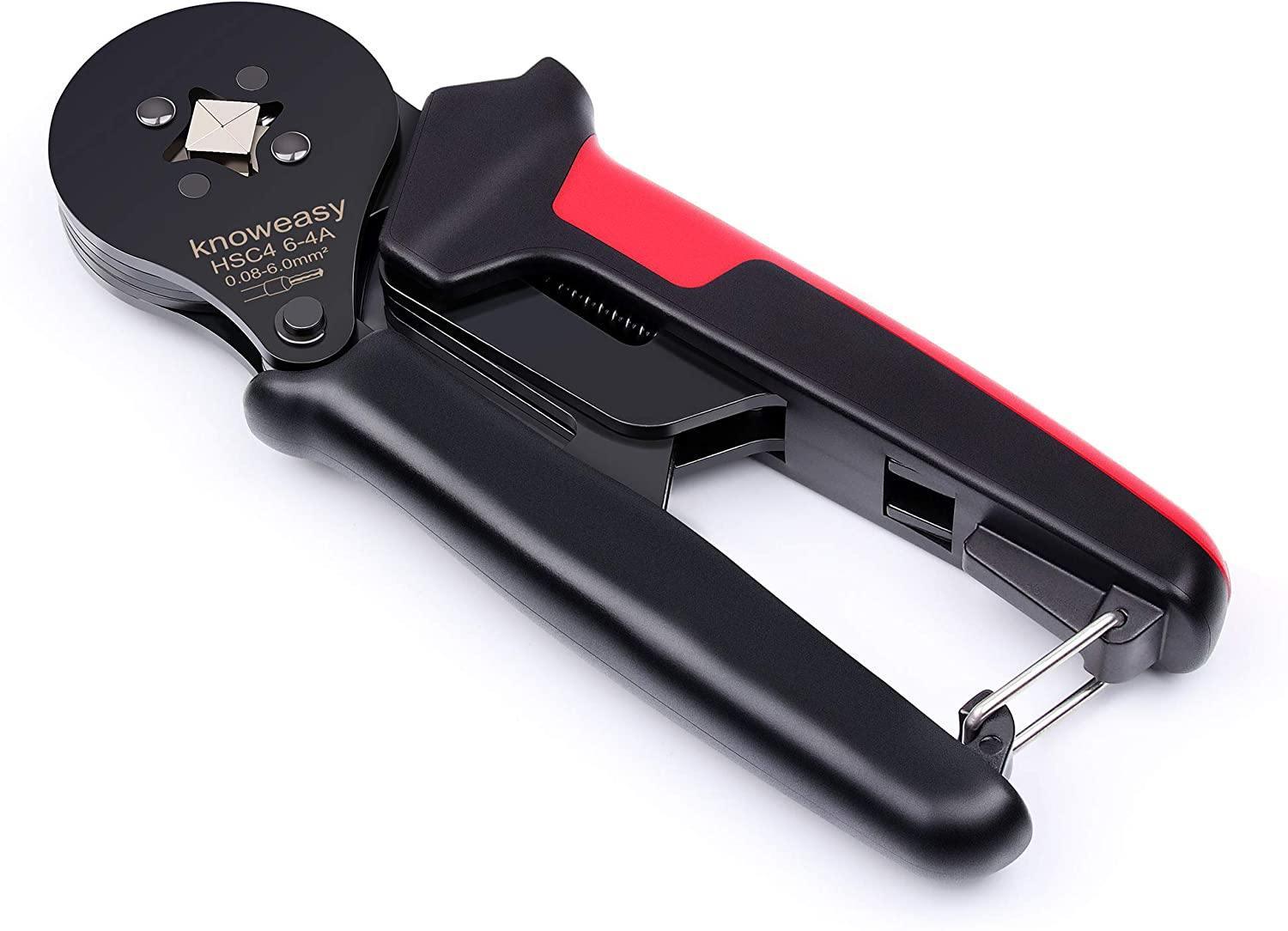 Ferrule Crimping Tool,Knoweasy Terminal Crimping Tool and Wire Ferrule Crimper Used for 0.25-6.0mm²/AWG23-10 - knoweasy