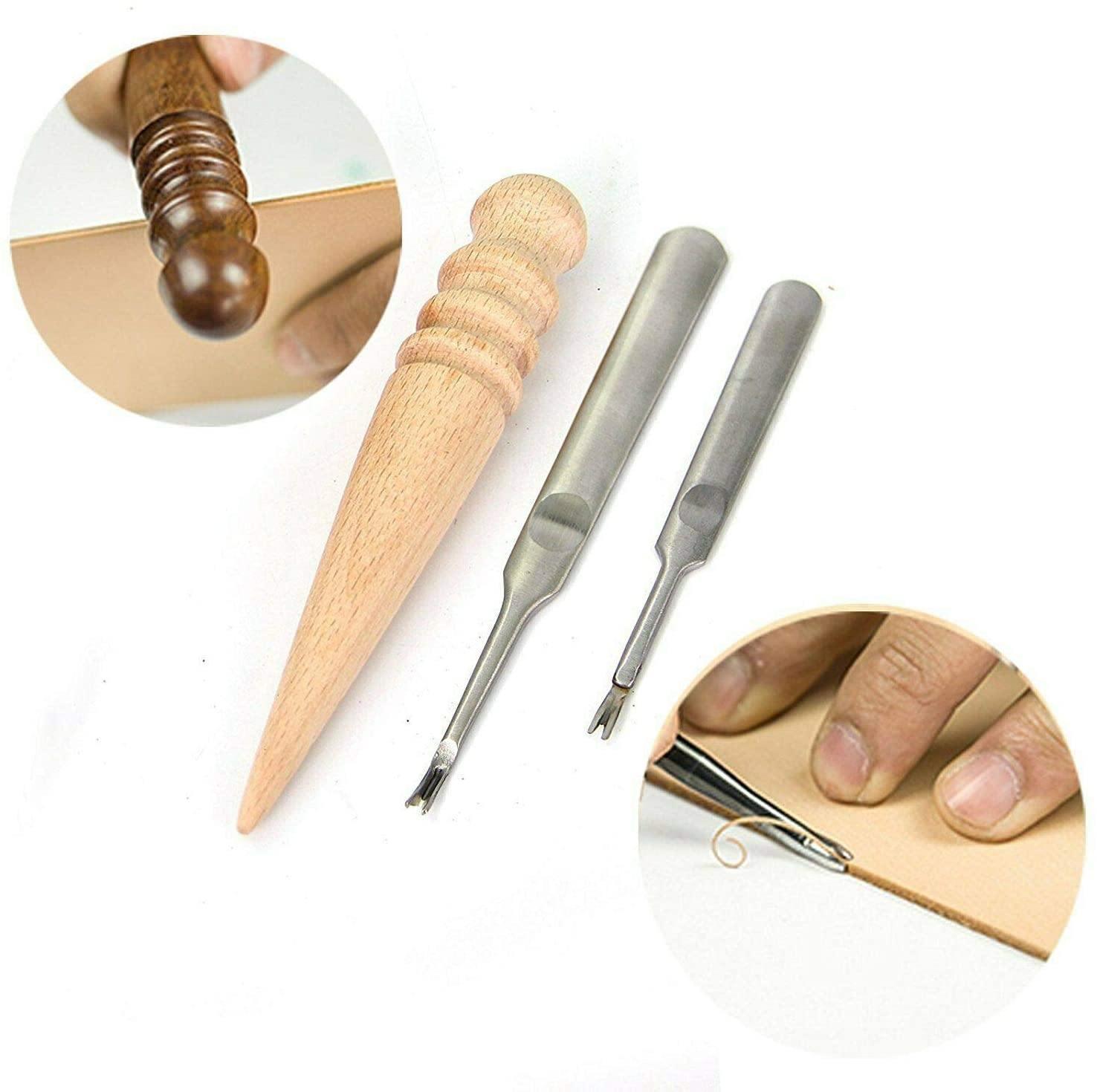 Knoweasy Leather Carft Tools Kit 18 Pcs - knoweasy