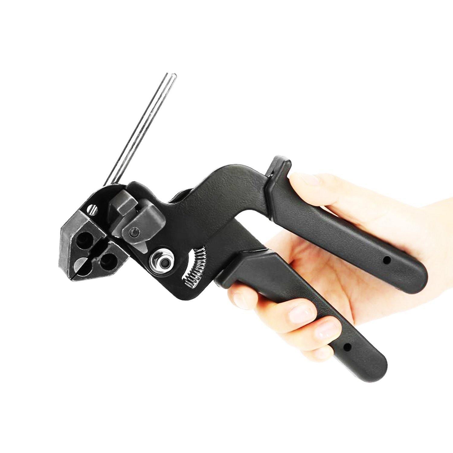Knoweasy Stainless Steel Cable Tie Gun and Zip Tie Tool,Cable Tie Tool for Stainless Steel Cable Ties - knoweasy
