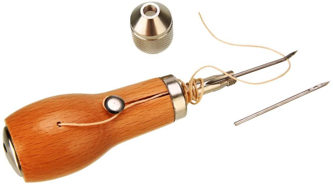 Stitcher Sewing Awl,Knoweasy Sewing Awl Tool Kit for Leather Sail and Canvas Heavy Repair - knoweasy