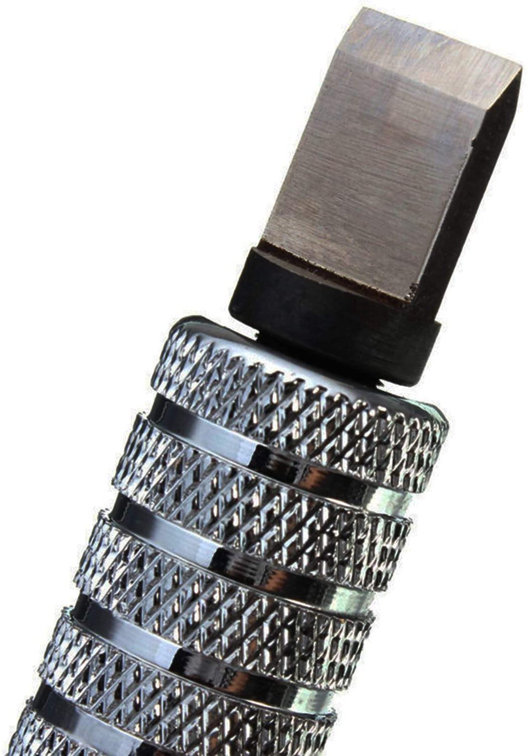 Swivel Knife,Knoweasy Stainless Steel Leather Cutting Tool with Adjustable Handy Level 3.15"-3.74" for Art Crafts DIY - knoweasy