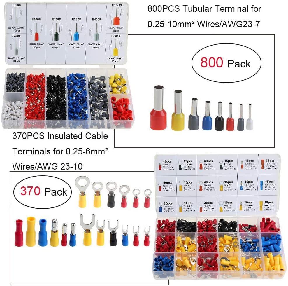 Wire Terminals Crimper Kit