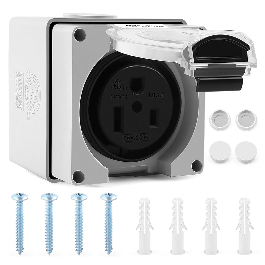 Knoweasy 50 Amp NEMA 6-50R Power Outlet Box
