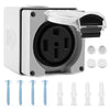Knoweasy 50 Amp NEMA 14-50R Outdoor RV Electrical Panel
