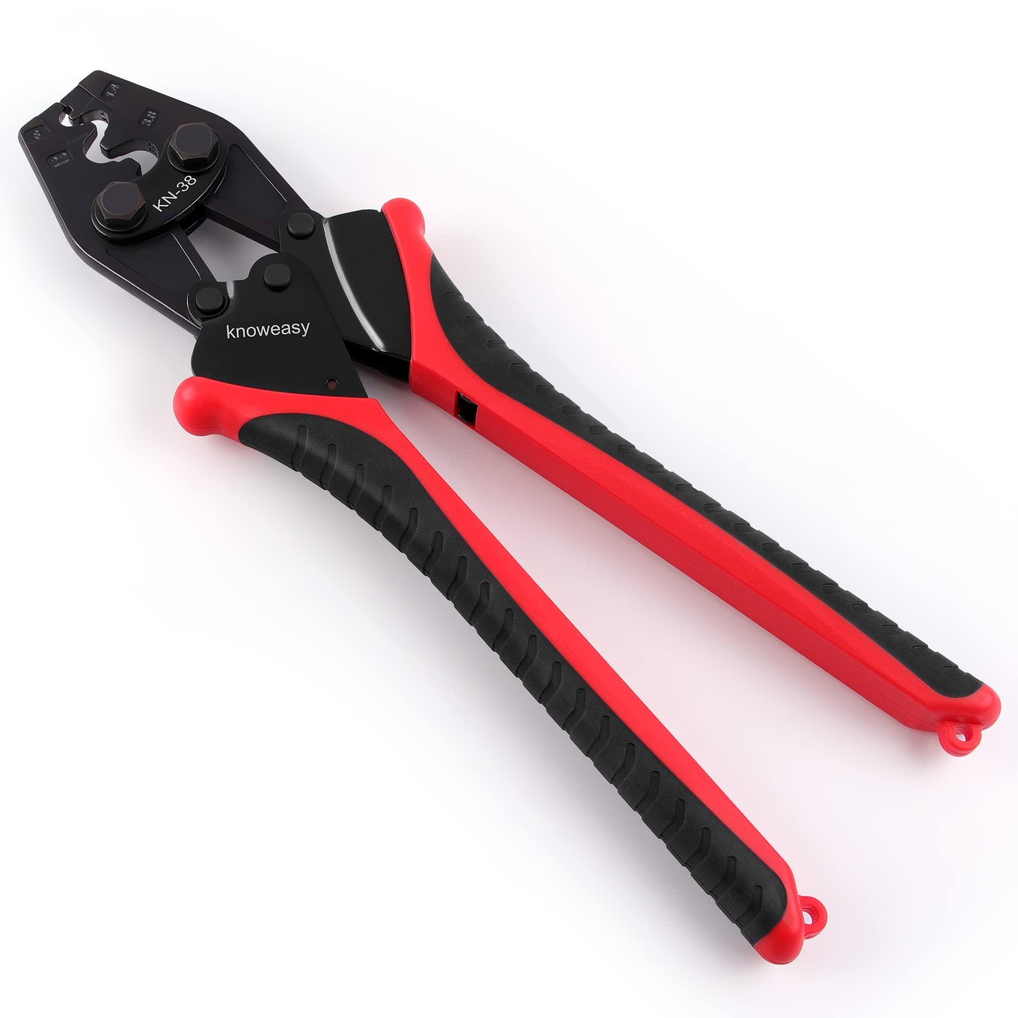 Knoweasy Non-Insulated Open Barrel Terminal Crimp Tool - 5.5-38 mm² AWG10-2