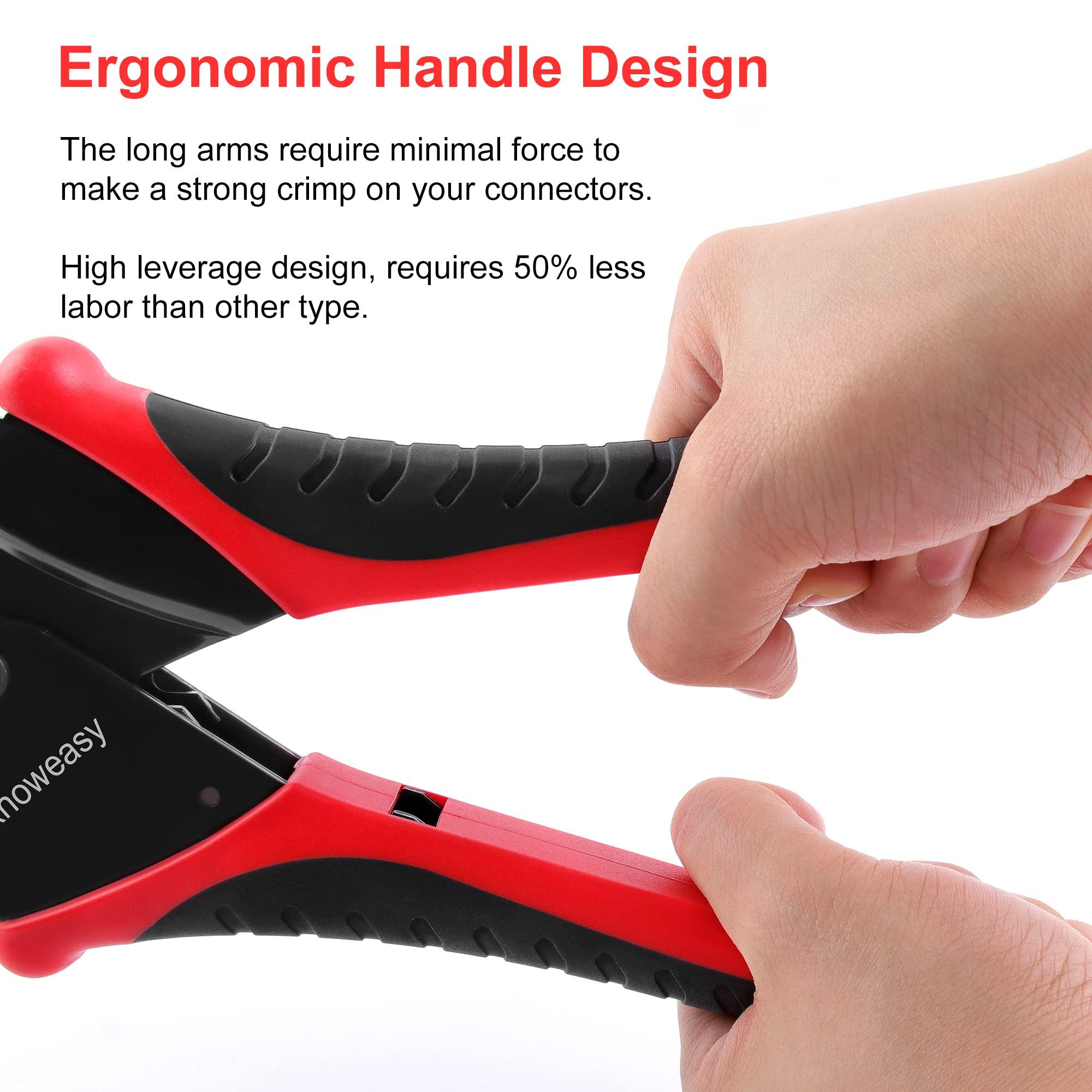 Knoweasy Non-Insulated Open Barrel Terminal Crimp Tool - 5.5-38 mm² AWG10-2