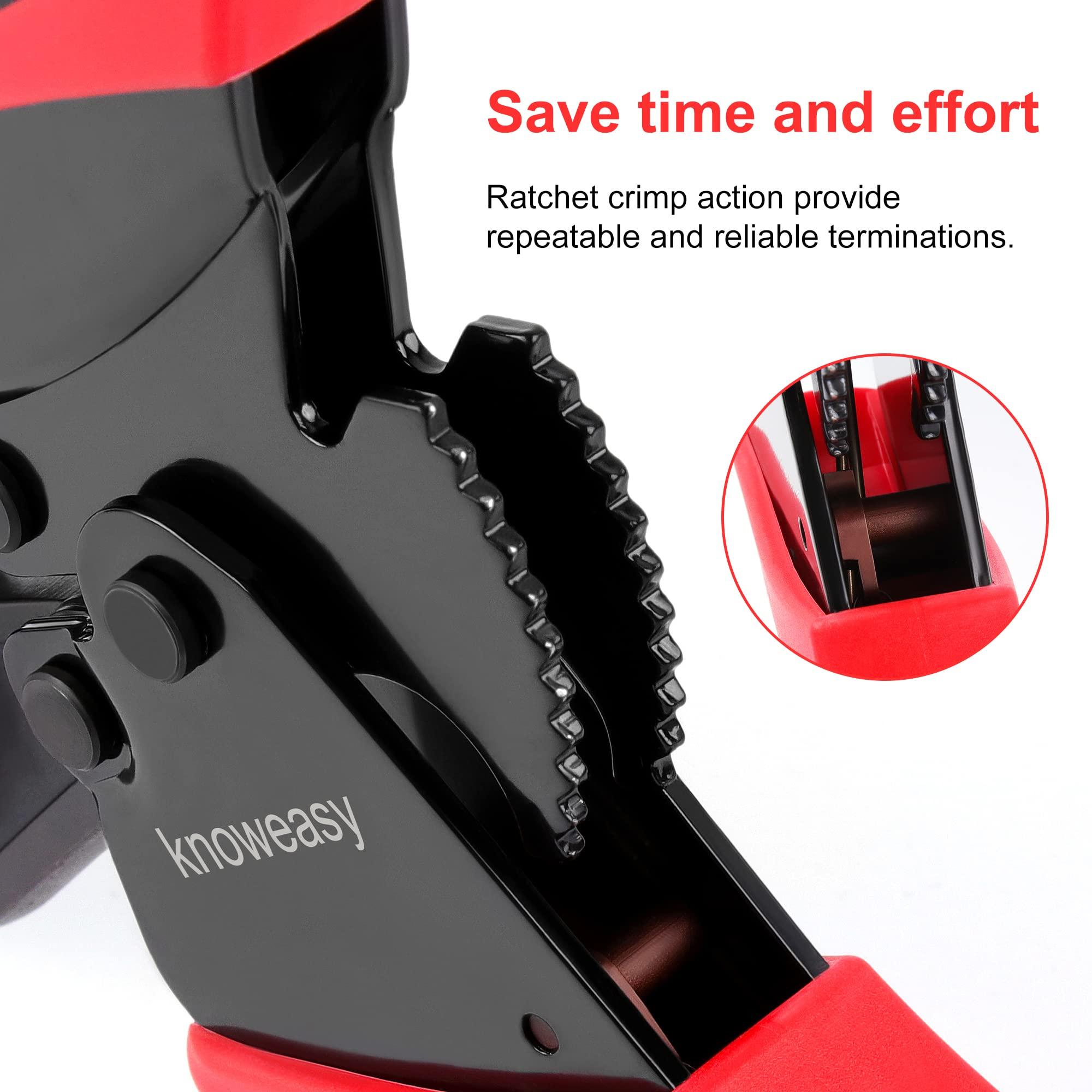 Knoweasy Non-Insulated Open Barrel Terminal Crimp Tool - 5.5-38 mm² AWG10-2