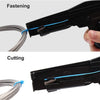 Cable Tie Tool,Knoweasy Fastening Cable Tie Gun and Flush Cut Zip Tie Gun with Steel Handle for Nylon Cable Tie - knoweasycable tie gun