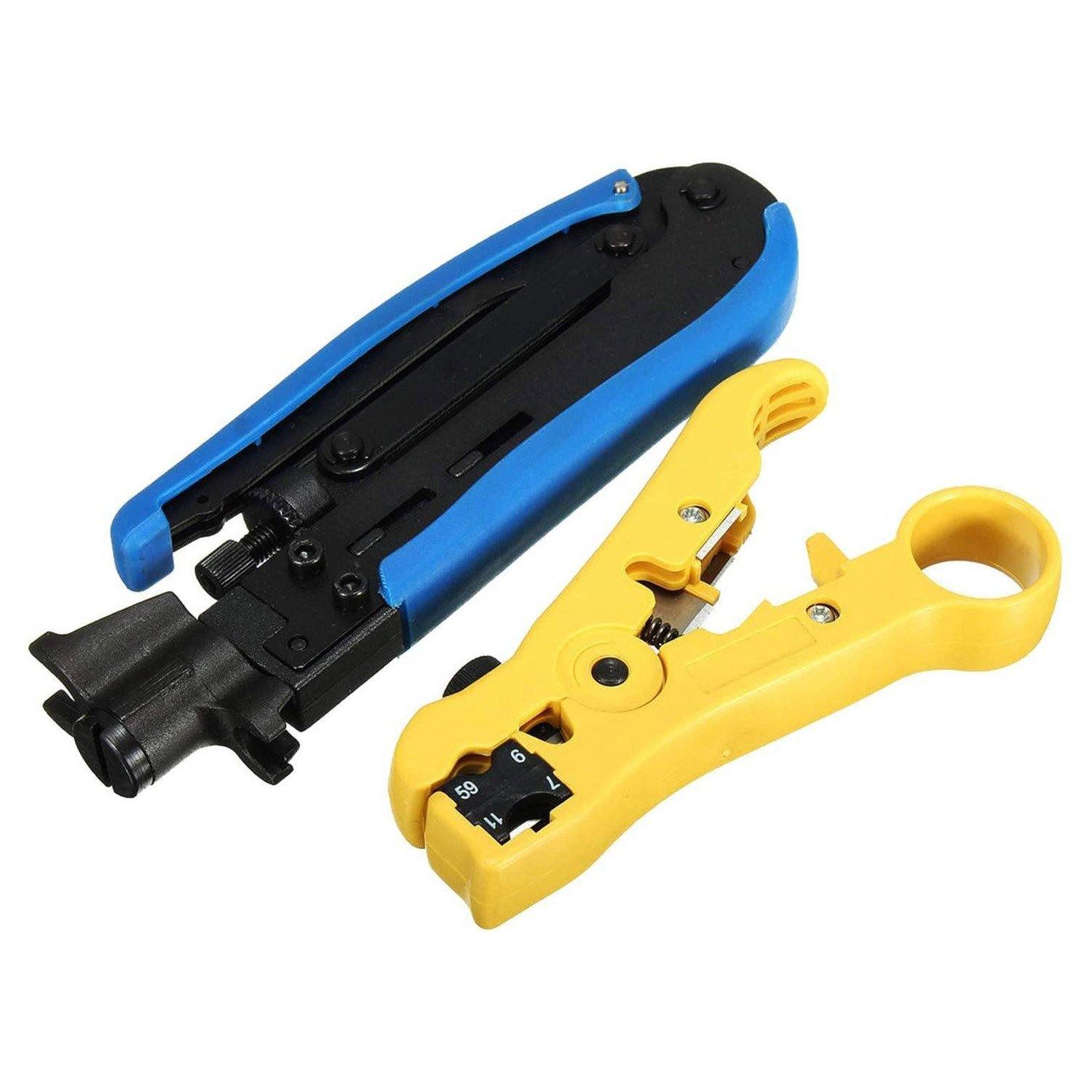 Cable Rotation Tool Rg6 Cable Crimping Tool