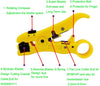 Coaxial Compression Tool Coax Cable Crimper Kit-Knoweasy - knoweasyCrimp Tool