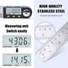 Digital Angle Ruler, Knoweasy Stainless Steel Digital Protractor (20inches/ 500mm) - knoweasy