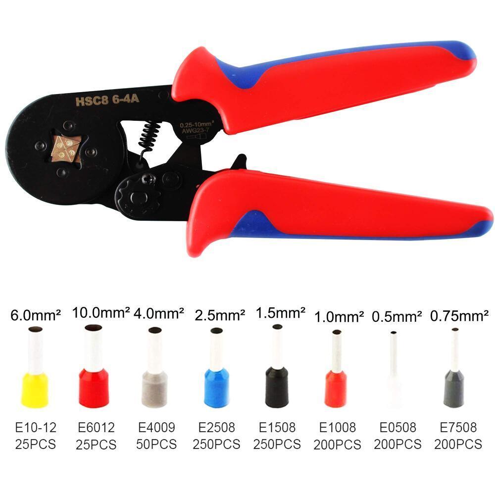 Lytool Ferrule Crimper Tool (AWG 28-5), Hexagonal Wire Crimping Pliers | Self-adjustable ratchet mechanism for 0.08-16mm². Ergonomic handle. Ideal for end sleeves & wire terminal connectors Lytool Ferrule Crimper Tool (AWG 28-5), Hexagonal Wire Crimping Pliers | Self-adjustable ratchet mechanism for 0.08-16mm². Ergonomic handle. Ideal for end sleeves & wire terminal connectors