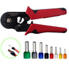 Ferrule Crimping Tool,Knoweasy Adjustable Crimping Tools Used for 0.25-6.0mm²(AWG23-10) Cable End Sleeves Wire Ferrule Crimper - knoweasy