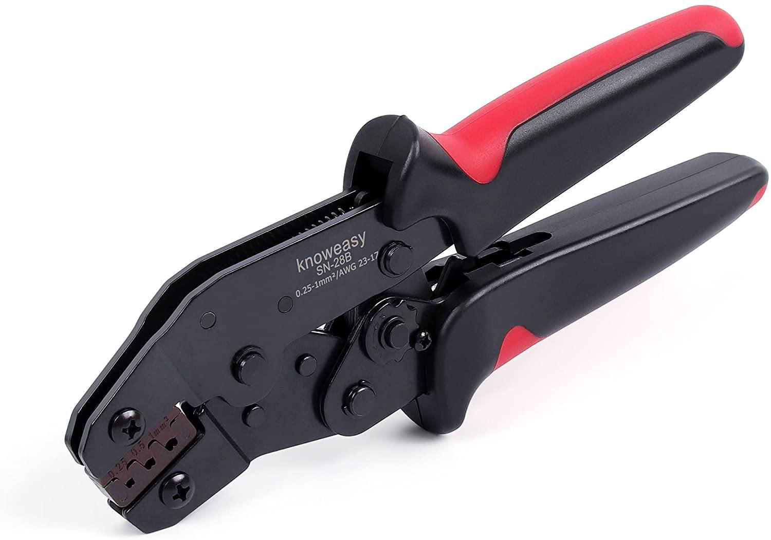 Jst Crimping Tool,Knoweasy SN 28B Terminal Crimper for AWG23-17/0.25-1.0mm² - knoweasyCrimp Tool