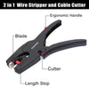 Knoweasy Automatic Wire Stripper and Cutter,Heavy Duty Wire Stripping Tool 2 in 1 for Wire Stripping,Cutting 5-20mm/(0.25-0.75inches)