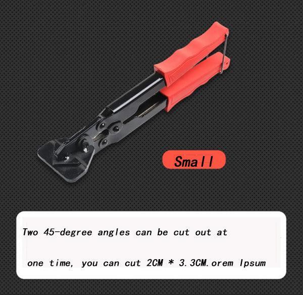 KT right angle pliers,Knoweasy slot hemming pliers,45 degrees and 90 degrees electrician wire channel cutter - knoweasy
