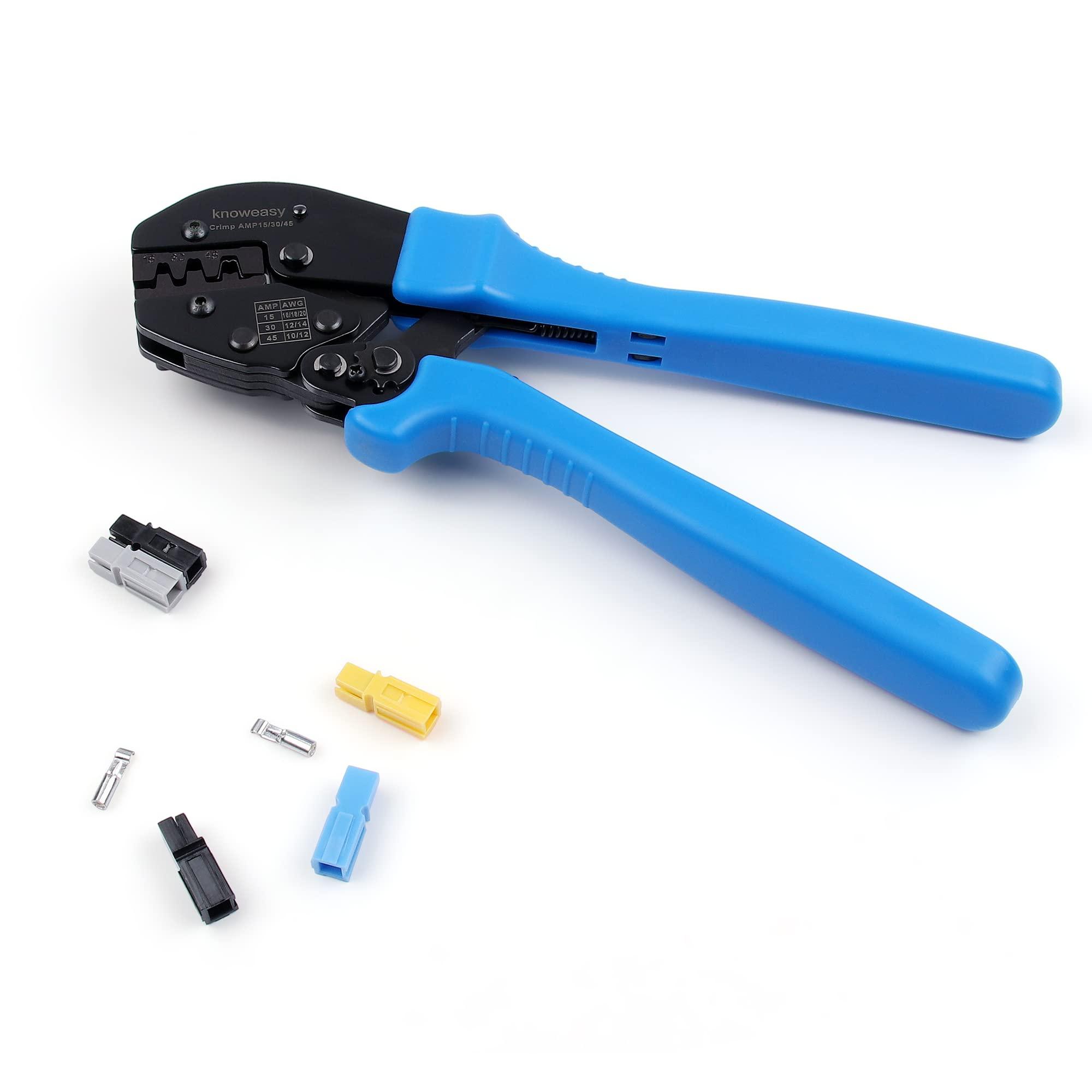 Power Connector Crimper,Knoweasy Ratcheting Wire Crimper and Power