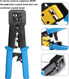 RJ45 Crimp Tool Kit-With Connectors And Network Wire Stripper-Knoweasy - knoweasyCrimp Tool