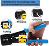 RJ45 Crimp Tool Kit-With Connectors And Network Wire Stripper-Knoweasy - knoweasyCrimp Tool
