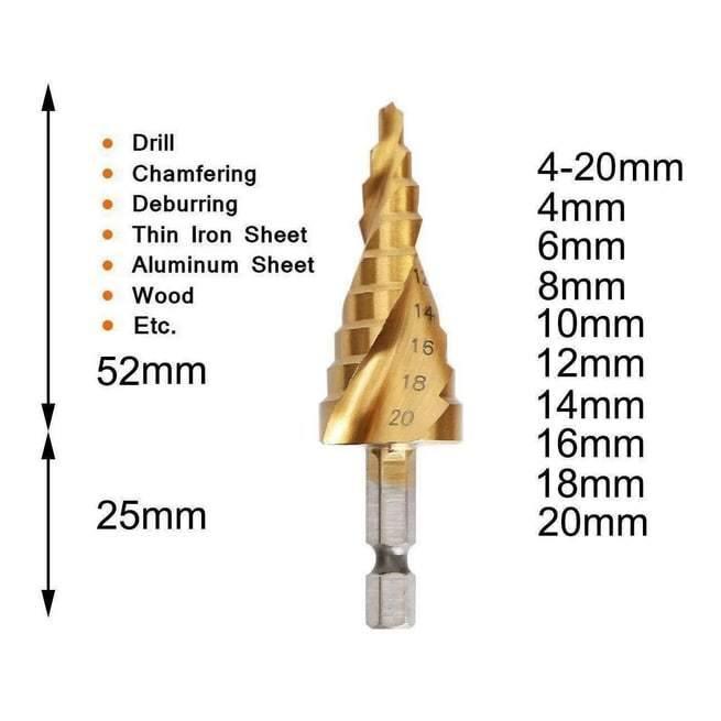 Step Drill Bit,Knoweasy