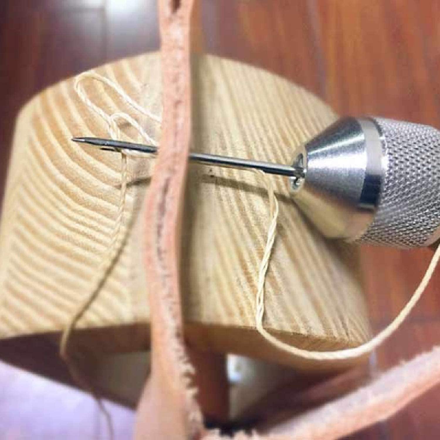 JCP Leather Canvas Tent Sewing Awl Quick Stitch Repair Tool Heavy Duty  Thread US