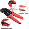 Wire Crimper,Knoweasy Ratcheting Wire Crimping Plier and Ratcheting Crimping Tool for Insulted Terminals and Butt Connectors AWG24-14/0.25-2.5mm² - knoweasyCrimp Tool