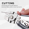 Wire Rope Crimper,Knoweasy Wire Crimper for Crimping Fishing Lines Up to 2.2mm Crimping Tools and Heavy Duty Stainless Steel Wire Rope Crimping Tool - knoweasyCrimp Tool