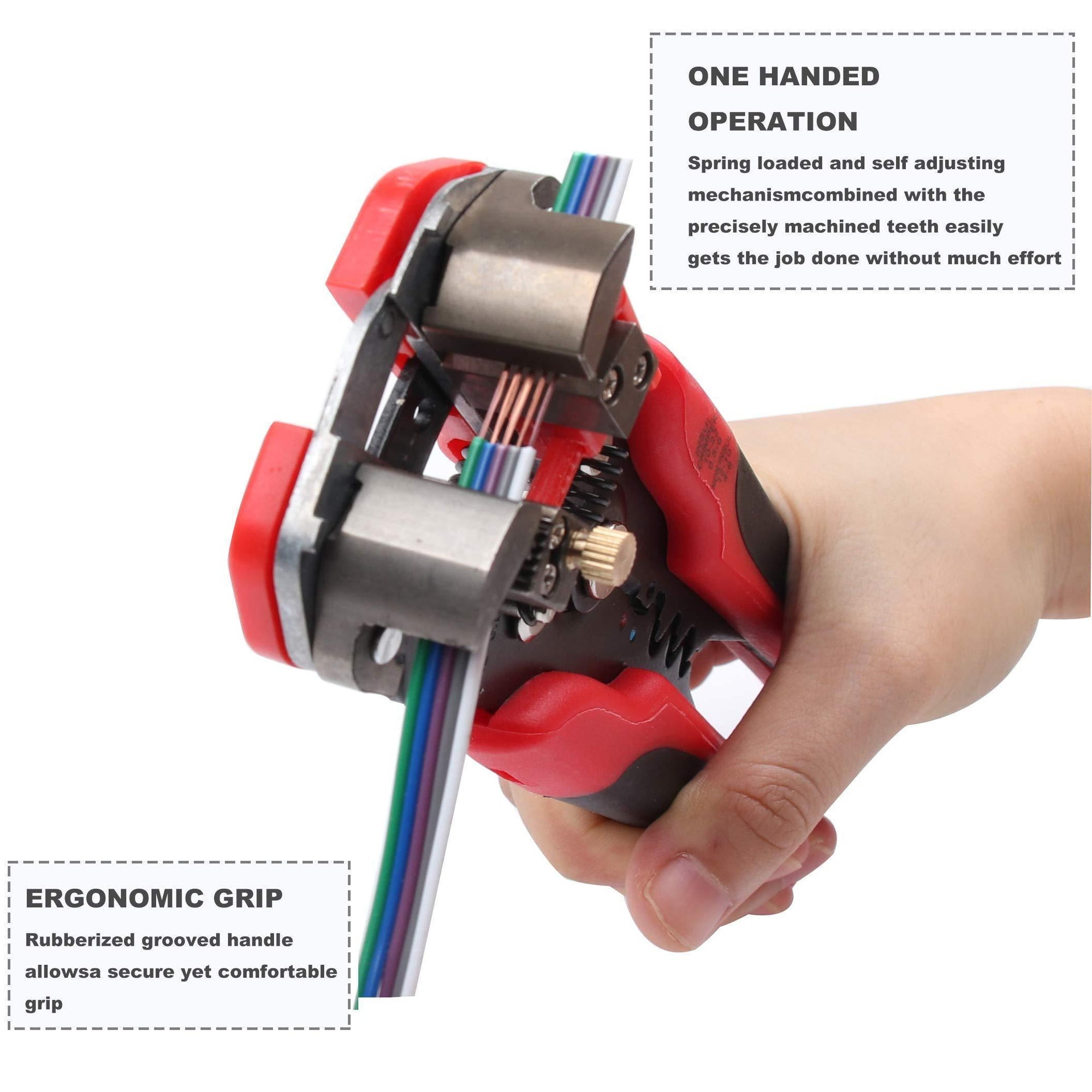 Wire Stripper,Knoweasy 8 Inches Wire Stripping Tool and Automatic Strippers for 10-24 AWG - knoweasy